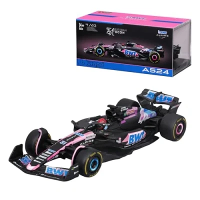 Afbeelding van Bburago BWT Alpine F1 A524 Esteban Ocon 2024 LUXE 1:43