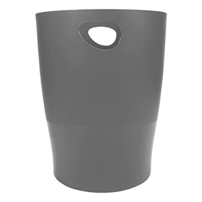 Afbeelding van Exacompta Ref. 45307D Set met 8 papieren manden ECOBIN handgrepen volume 15 liter geschikt voor kantoor en thuiskantoor afmetingen: 26,3 x 33,5 cm ondoorzichtig muisgrijs