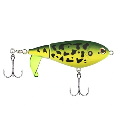 Afbeelding van Berkley Choppo Topwater Visaas Makkelijk te gebruiken Prop Bait voor Bass en Roofvissen, Creëert Maximale Oppervlakteverstoring Lawaai 7.5cm / MF Frog