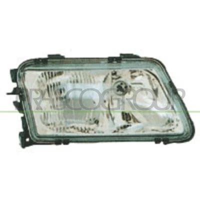 Afbeelding van PRASCO AD0164923 Koplampen rechts H7, H4 AUDI: A3 Hatchback (8L1) 1.9 TDI, 1.8 T quattro, S3 TDI 1.6,