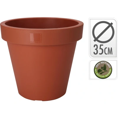 Afbeelding van Bloempot ek rond 35 cm Nampook