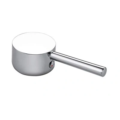 Afbeelding van Kraangreepset met enkele handgreep 25 mm/35 mm/40 mm cartridge universele metalen reservegreep knop en stelschroef, gepolijst chroom