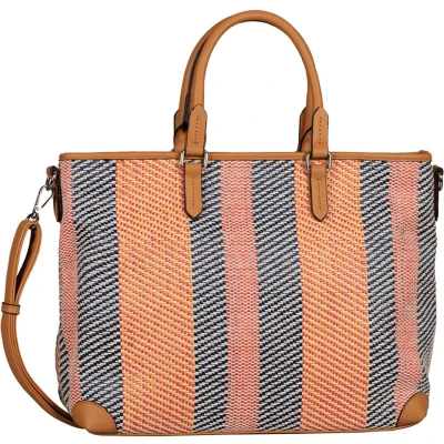 Afbeelding van Gabor Schoudertas Analena Zip Shopper Mixed Blue Veelkleurig