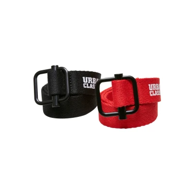 Afbeelding van Urban Classics 2 PACK Riem voor kinderen, Maat: S/M, Black red