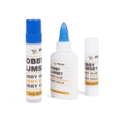 Afbeelding van Benson Hobby Lijmset Compleet 3 delig