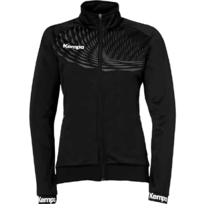 Afbeelding van Kempa Damen Trainingsjacke Wave 26 Poly Jacket Women 2003659 Schwarz/Anthra XXL