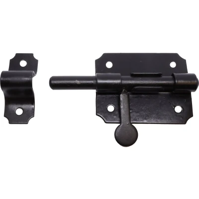 Afbeelding van Plaatgrendel Zwart Klein 65 x 50 mm Per Stuk