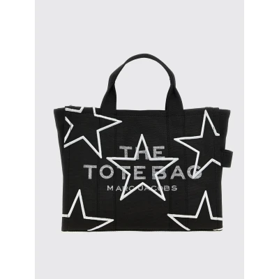 Afbeelding van Star Tote Bag Wo Black Handbags