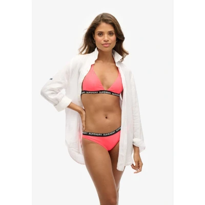 Afbeelding van Superdry Vrouwen Elastische Triangelbikinitop Roze Grootte: 42