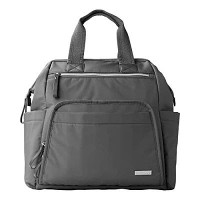 Afbeelding van Skip Hop Baby Boys Charcoal Mainframe Wide Open Diaper Backpack Charcoal, L UK
