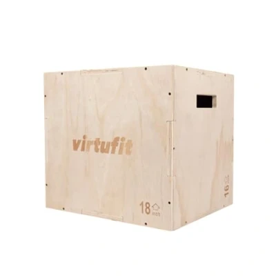 Afbeelding van VirtuFit Houten Crossfit Plyo Box 3 in 1 Klein 40 x 45 50 cm