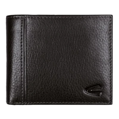 Afbeelding van camel active Leren portemonnee Pine Horizontal Wallet Black zwart