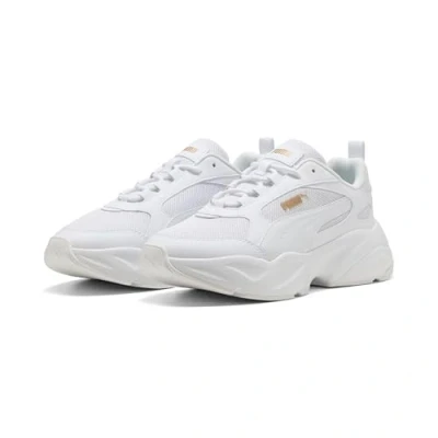 Afbeelding van PUMA Dames Cassia 2.0 Sneaker, Wit Goud Wit, 8.5 UK, 42.5 EU