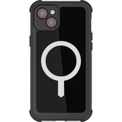 Afbeelding van Ghostek Nautical Waterproof MagSafe Case + Belt Swivel Holster Apple iPhone 14 Plus Black