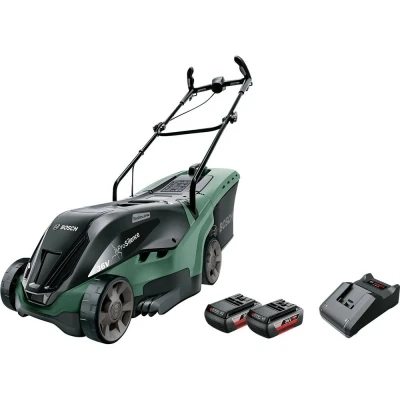 Afbeelding van Bosch Home and Garden UNIVERSALROTAK 36 560 Grasmaaier Accu Incl. 2 accus, Instelbare maaihoogte V Snijbreedte max. cm