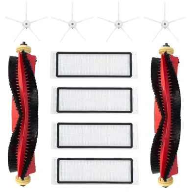Afbeelding van 13 Pices Onderdelen Accessoires Kit voor Xiaomi Roborock S5 Max S50 S55 S6 MaxV Stofzuiger Wit Zijborstel Mop Doek Rags Bottom Roller