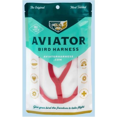 Afbeelding van Aviator Bird Harness &amp; Leash Mini Red