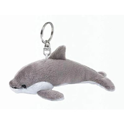 Afbeelding van WWF Mimex WWF00306 sleutelring dolfijn 10 cm, grijs