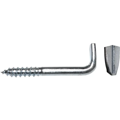Afbeelding van Zware schroefduim/schroefhaak met gleuf Ø5,25x40 Zn