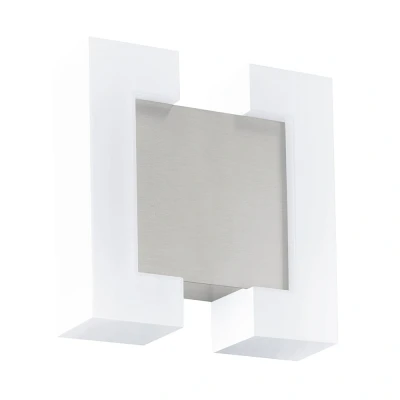 Afbeelding van EGLOÂ SitiaÂ Â BuitenverlichtingÂ IP44Â WandlampÂ Nikkel MatÂ Wit