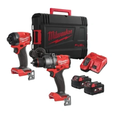 Afbeelding van Milwaukee M18 FPP2A3 502X 18V Powerpack 2 Delige Set (2x5,0 Ah)