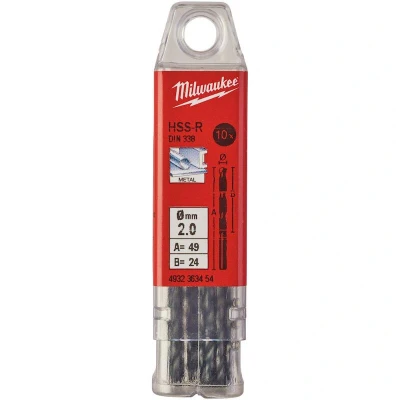 Afbeelding van Metaalboor Hss R 2 X 49 Mm (10 Stuks)