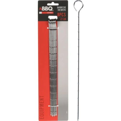 Afbeelding van BBQ pennenset van 8 sts 27 cm
