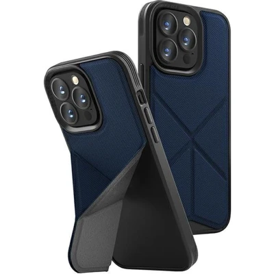 Afbeelding van Apple iPhone 14 Pro Max MagSafe Hoesje TPU Uniq Backcover Blauw Telefoonhoesje