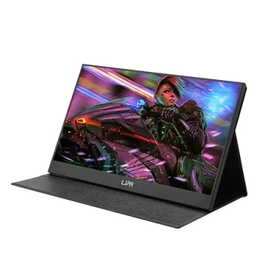 Afbeelding van Lipa AX 50 Portable monitor Full HD 15.6 inch HDMI Draagbare Computerscherm Draagbaar scherm Beeldscherm monitoren laptop 2x USB C Met hoes en kickstand Ook voor game consoles Energiezuinig