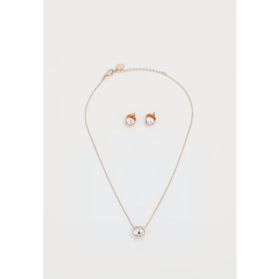 Afbeelding van Swarovski Bella SET Oorbellen Rose goldcoloured, Dames, Maat: One Size, gold/coloured