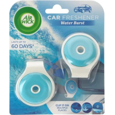 Afbeelding van AirWick Car Luchtverfrisser Vent Clip Water Burst 2 x 8 g