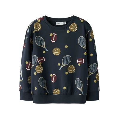 Afbeelding van Name It mini jongens trui KEATON Blue Regular Fit