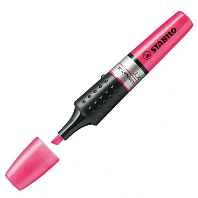 Afbeelding van Tekstmarkeerstift STABILO LUMINATOR los exemplaar roze