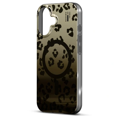 Afbeelding van iDeal Of Sweden Mirror Case met magnetische ring geschikt voor iPhone 16 Leo Ombre