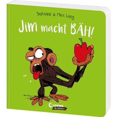 Afbeelding van Jim macht bäh!: Lustiges Pappbilderbuch ab 2 Jahren, das wählerische Esser*innen zum Probieren animiert