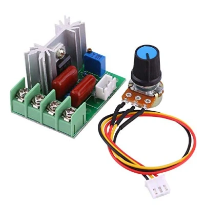 Afbeelding van Toerentalregelaar 2000 W Ac 50 220 V SCR Spanningsregelaar Module Uitgangsspanning Stabilisator Transformator Met Schakelaar Voor Temperatuur Motor Licht Dimmer