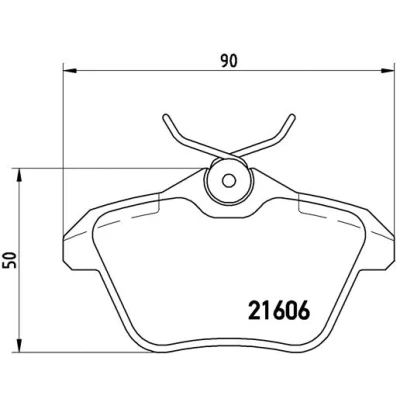 Afbeelding van Brembo Remblokset P 23 067