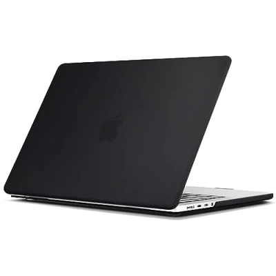 Afbeelding van TECOOL Hoes Compatibel met MacBook Pro 14 Inch 2021 2023 M3 M2 M1 Pro/Max Chip, Model A2992 A2918 A2779 A2442, Plastic Slanke Beschermende Harde Case, Mat Oppervlak, Zwart