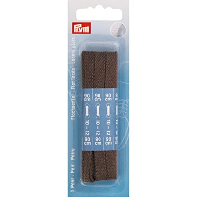 Afbeelding van Veters 90 cm plat bruin
