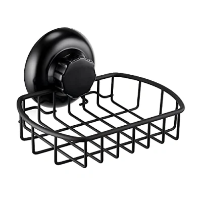 Afbeelding van MaxHold Zeepmand, zeepbakje voor de douche, zonder boren, zuignap, vacuümsysteem, roestvrij staal, roest nooit, sponshouder keuken