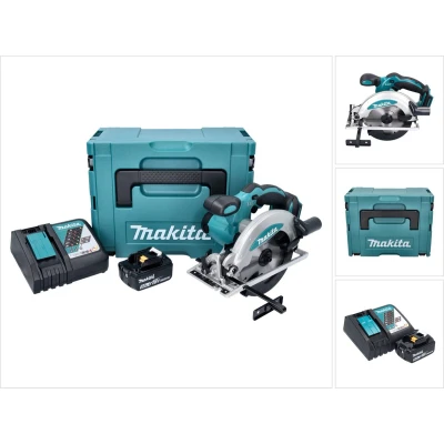 Afbeelding van Makita DSS 610 RT1J Accucirkelzaag 18 V 165 mm + 1x accu 5.0 Ah lader Makpac