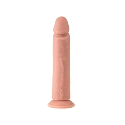 Afbeelding van Virgite Vibrerende Dildo Met Afstandsbediening 26.5 x 8 cm Lichte Huidskleur