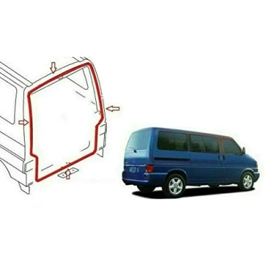 Afbeelding van Tirrito Achterklepafdichting compatibel met VW T4 Transporter Rubber Seal Alle modellen Bus Box Multivan 721827705B