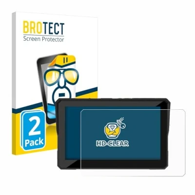 Afbeelding van BROTECT Screenprotector voor Carpuride W502 5&quot; Folie Beschermfolie transparant (2 Stuks)