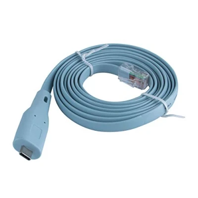 Afbeelding van FTDI USB C Type naar RJ45 RS232 Console Router Seriële Kabel voor Cisco/Huawei Laptop (6ft)