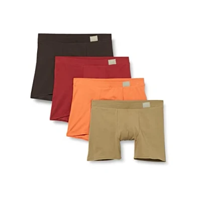 Afbeelding van Sloggi Men GO Natural C4P Short, Brown Dark Combination, M (4 pack)