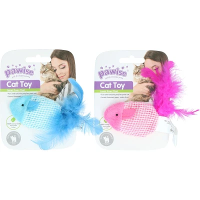 Afbeelding van Pawise Catnip mouse Speelgoed voor katten Kattenspeelgoed Kattenspeeltjes