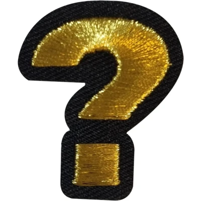Afbeelding van Fjesta© Oeteldonk embleem Gouden vraagteken