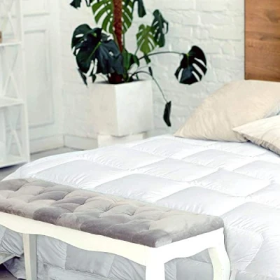 Afbeelding van Wendre Dekbed voor 4 seizoenen, 240 x 260 cm, alle temperaturen, lichte en ademende deken, met microvezel, hypoallergeen mijtdicht, 1 of 2 personen, cm