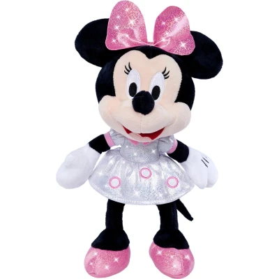 Afbeelding van Disney Sparkly Minnie Mouse, 25cm Knuffel, Pluche, vanaf 0 jaar